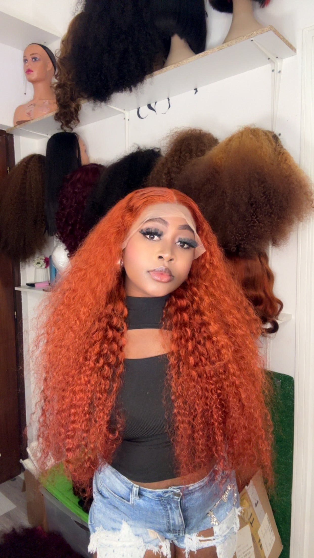 BIG LADIES WATER WAVE CURLY