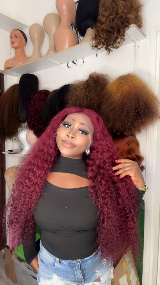 BIG LADIES WATER WAVE CURLY