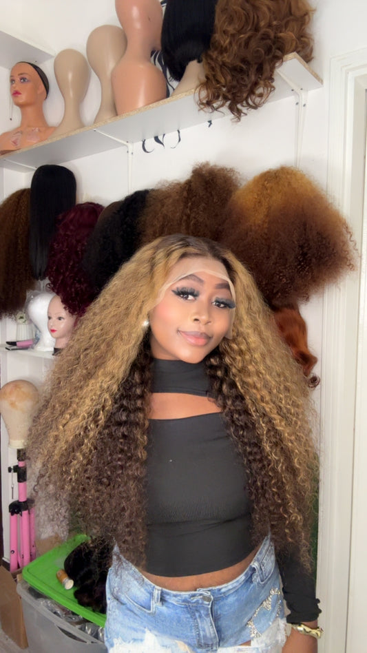 BIG LADIES WATER WAVE CURLY